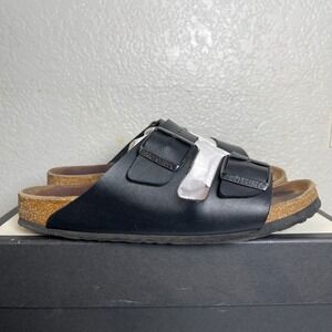 Birkenstock Arizona Black Birko-Flor Two Strap Sandals Womens Size 39 L8 250